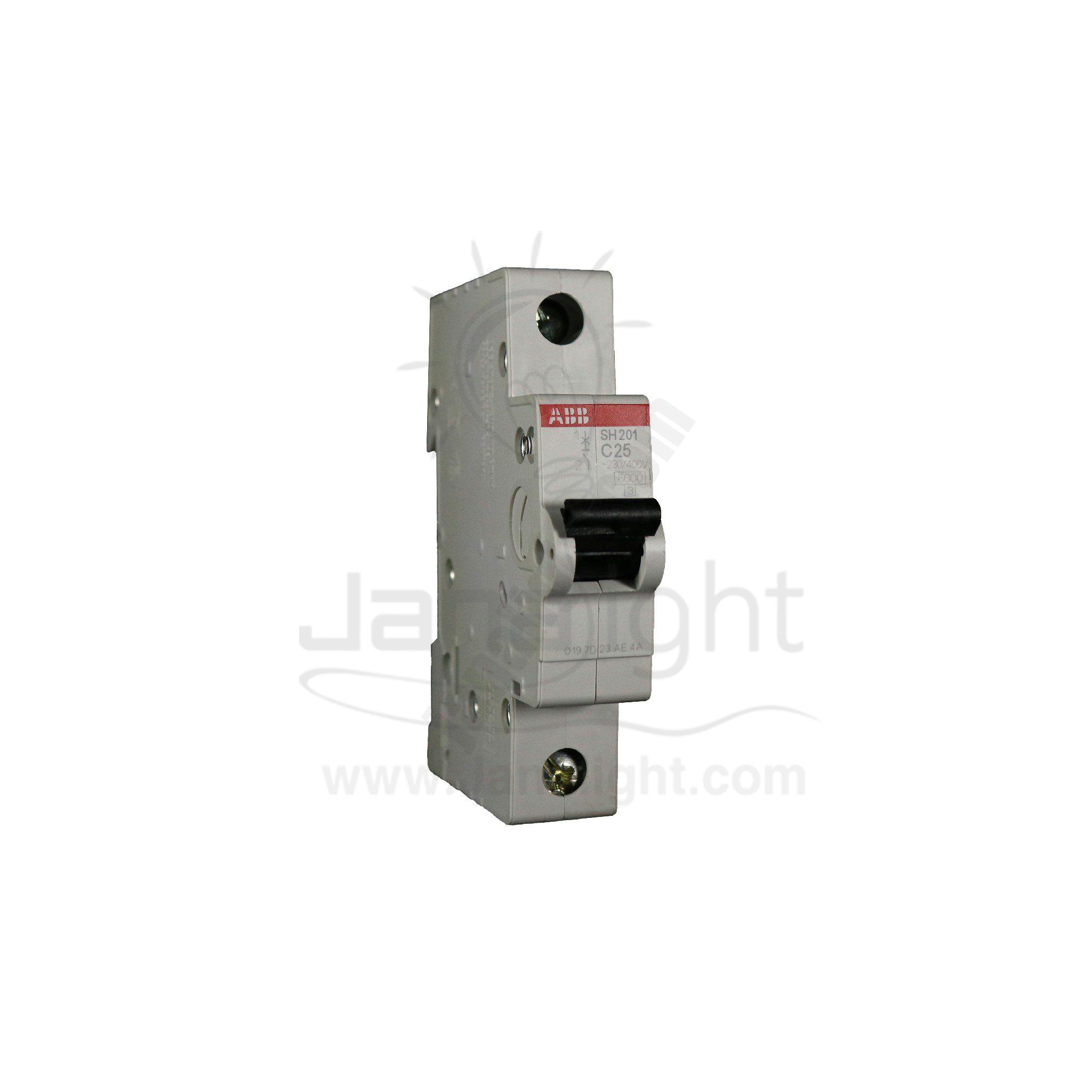 مفتاح 25 امبير 6 كيلو SH201 C25 ABB ABB Circuit breaker 3p 25 amp 6k SH201